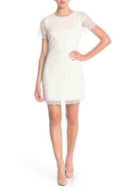 Laundry Shelli Segal Lace Cap Sleev Cocktail Dress